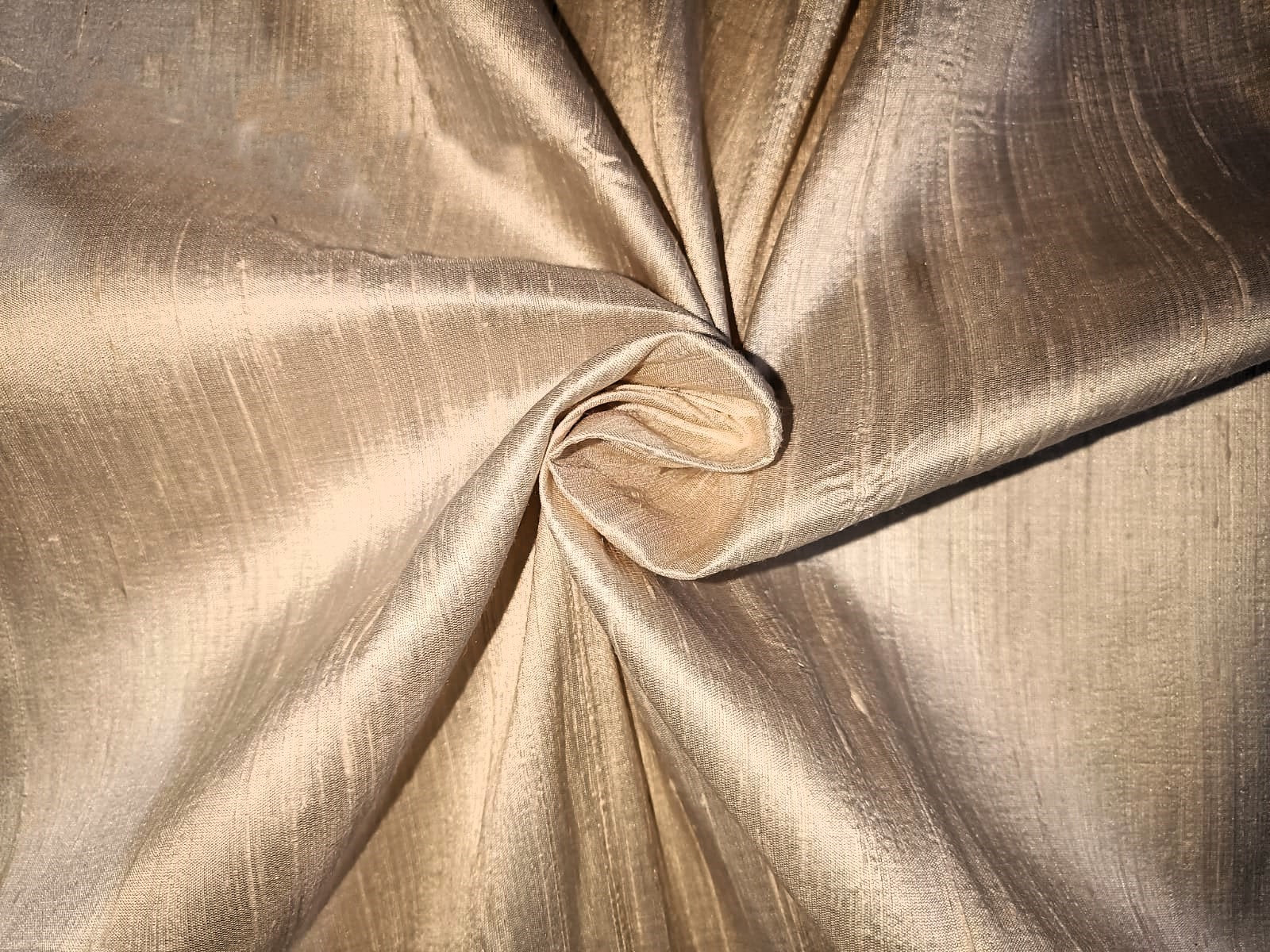 Apricot Cream Silk Shantung 54