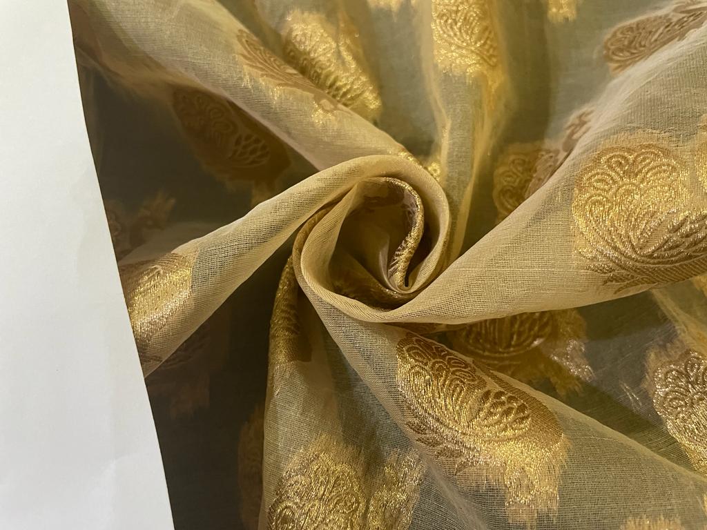 Orange Gold 218 Silk Jacquard main image 1