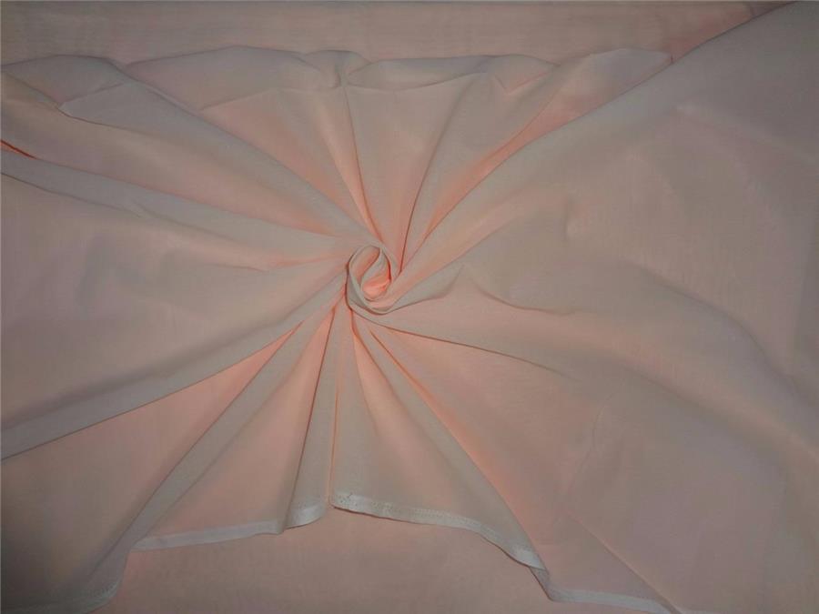 100% cotton rubia voile peach color 44" wide B2#107[1] [7902]