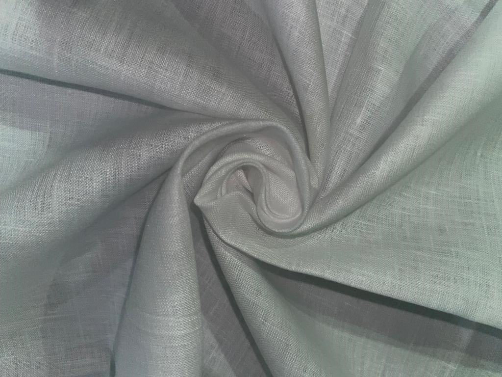 Moss Green Linen Fabric by Meter / Organic Linen Fabric / Pure