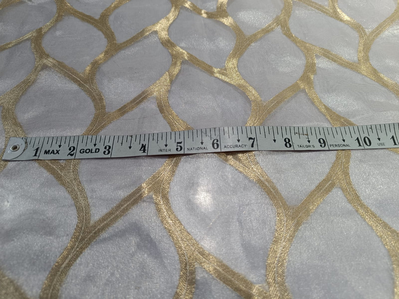 100%  Silk tissue Jacquard Patola fabric  44" wide [12573/74]