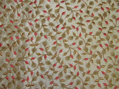 Intricate embroidered fabric SINGLE LENGTH 2.60 YD