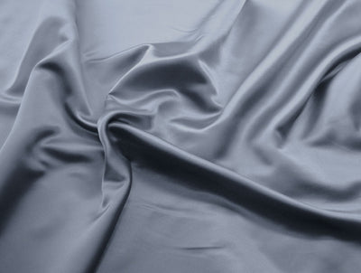 Silver viscose modal satin weave fabric 44" wide [10447]