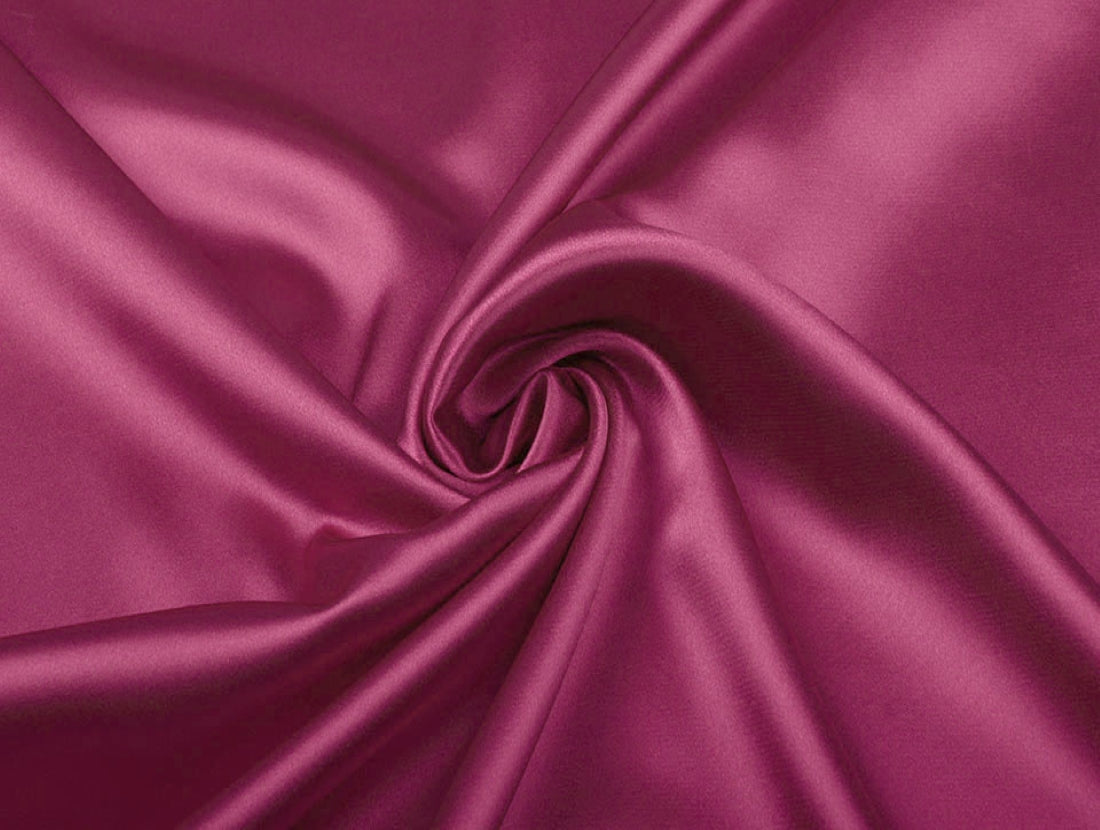 Fuchsia Pink viscose modal satin weave fabric ~ 44&quot; wide.(35)[3744]