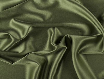 Fern Green viscose modal satin weave fabric ~44&quot; wide.(40)[1337]