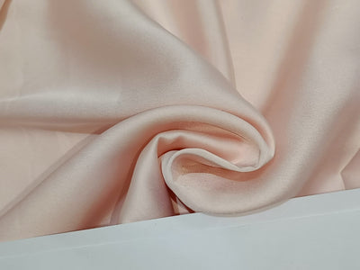 Japanese Satin weave fabric Pastel Pink colour 44" wide.[12578]