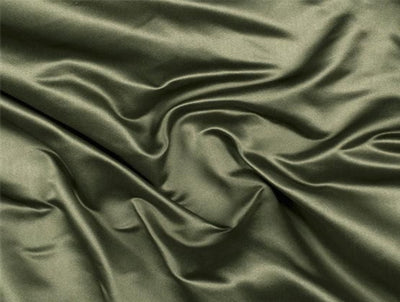 Army Green viscose modal satin weave fabric ~ 44&quot; wide.(66)[11296]