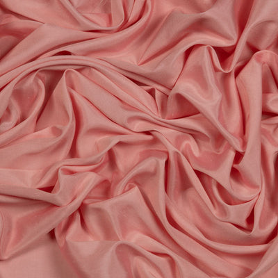 Salmon Red viscose modal satin weave fabric ~ 44&quot; wide.(6)[3735]