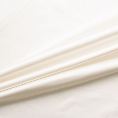 SILK DUTCHESS SATIN FABRIC White Ivory 53 MOMME 54" wide [2501]