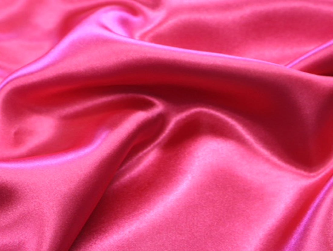 Flamingo Pink viscose modal satin weave fabric ~ 44&quot; wide.(74)[11300]