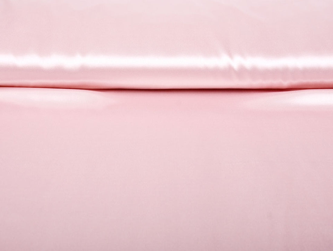 Light Baby Pink viscose modal satin weave fabric ~ 44&quot; wide (81)[11286]