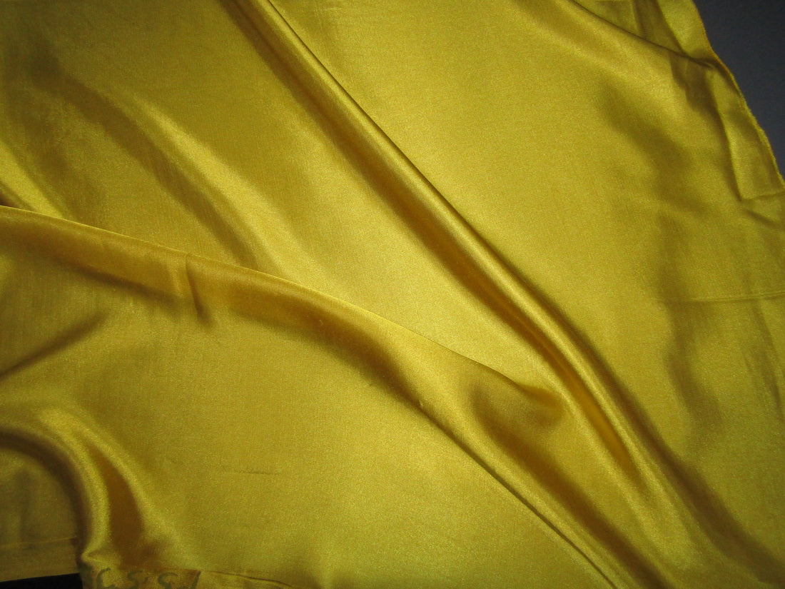 Mustard Yellow viscose modal satin weave fabric ~ 44&quot; wide.(13)[10053]
