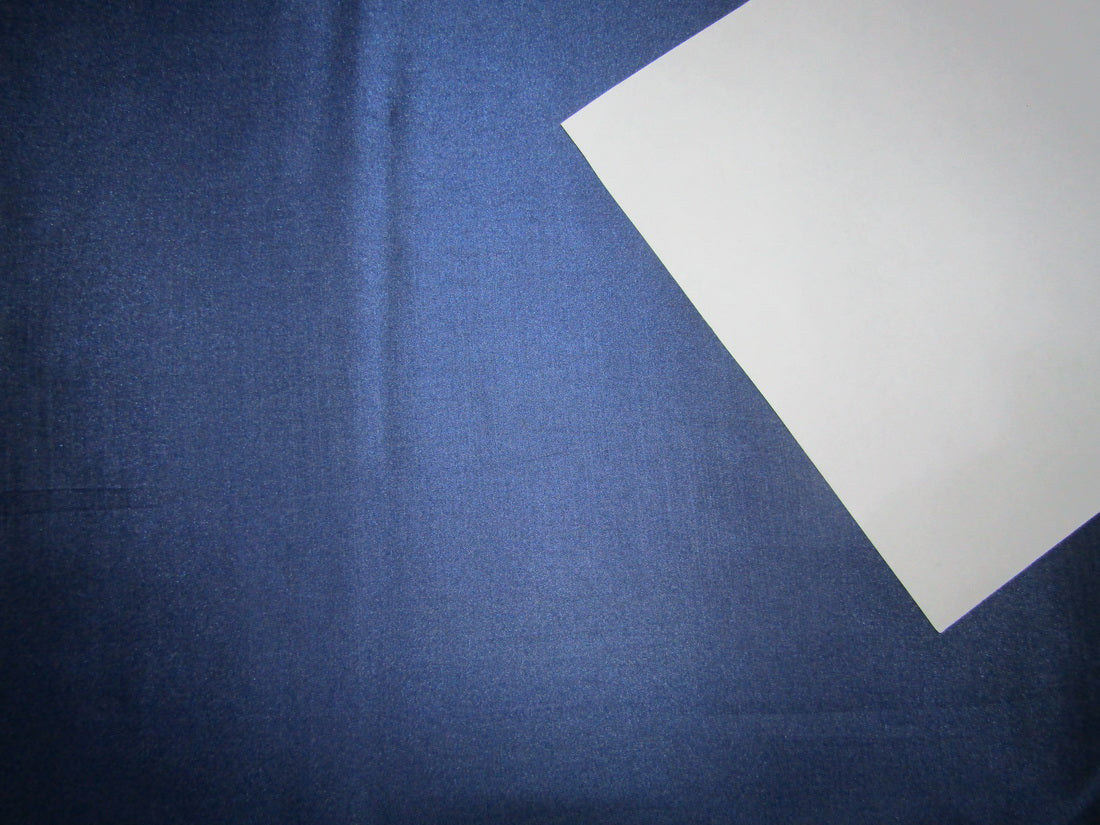 Navy Blue viscose modal satin weave fabric ~ 44&quot; wide.(10)[10063]