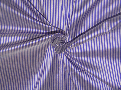 100% silk dupion purple lavender stripe 54" wide
