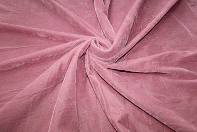 100% Micro Velvet Dusty Rose Fabric 44" wide[9900]