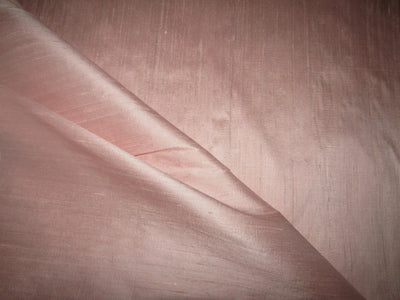100% pure silk dupioni fabric DUSTY PINK 44" wide with slubs MM108[2]