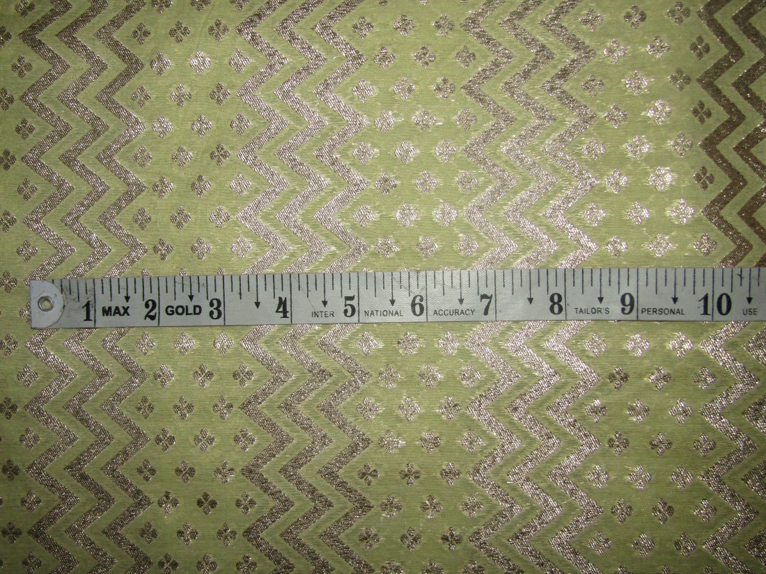 Chanderi Jacquard Brocade Fabric 44" wide Available in 4 colors