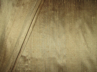 100% Pure Silk Dupioni Fabric Golden Green colour 54" wide with slubs MM53[4]