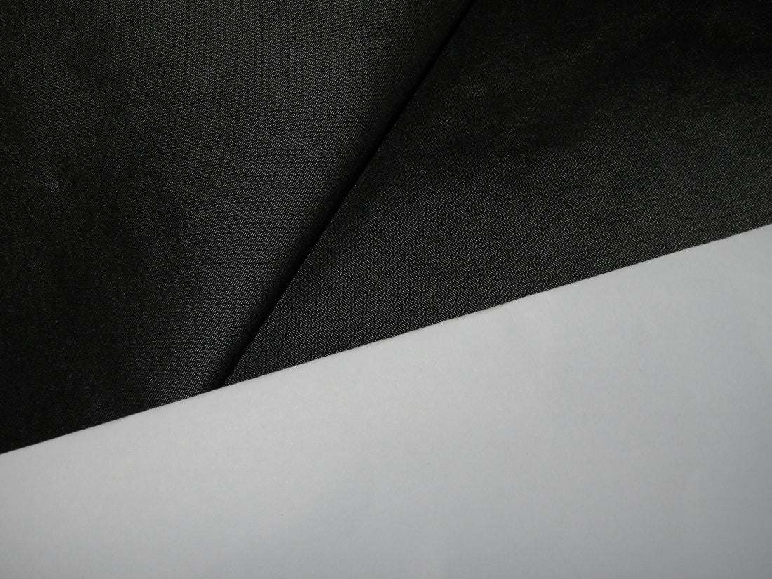 Silk Dutchess Satin fabric Reversable black x silver  color 54" wide B2#15[7]