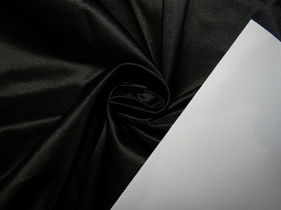 Silk Dutchess Satin fabric Reversable black x silver  color 54" wide B2#15[7]
