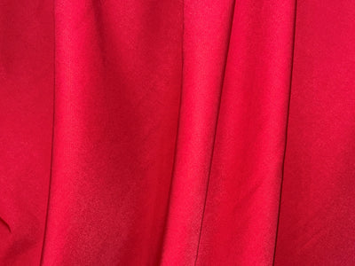 DOUBLE TWILL LYCRA RED FABRIC-58&quot; WIDE