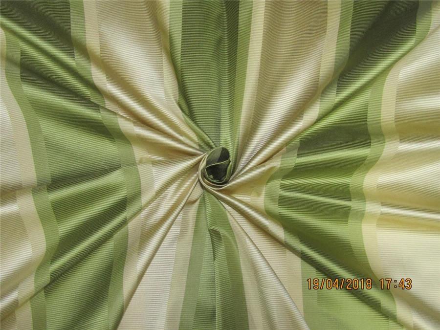 SILK TAFFETA FABRIC green x champion color jacquard 54" wide TAFS148[2]