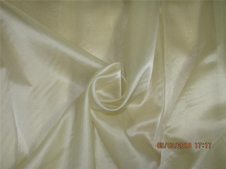 Silk Organza fabric beige color 54" wide pkt #28[5]