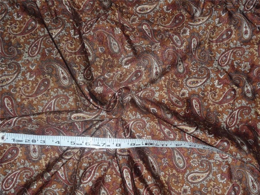 silk twill printed fabric 44" 3.30 yd [8082]