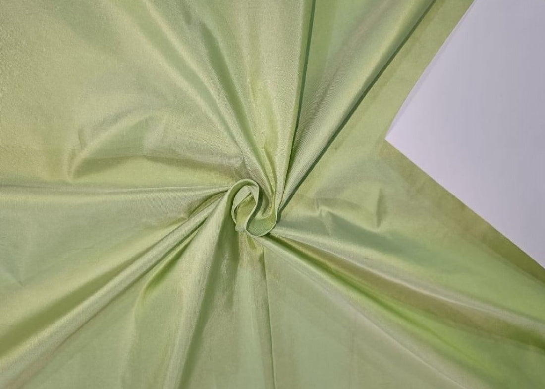 100% Pure Silk TAFFETA Green Fabric 54" wide TAF#78[1]