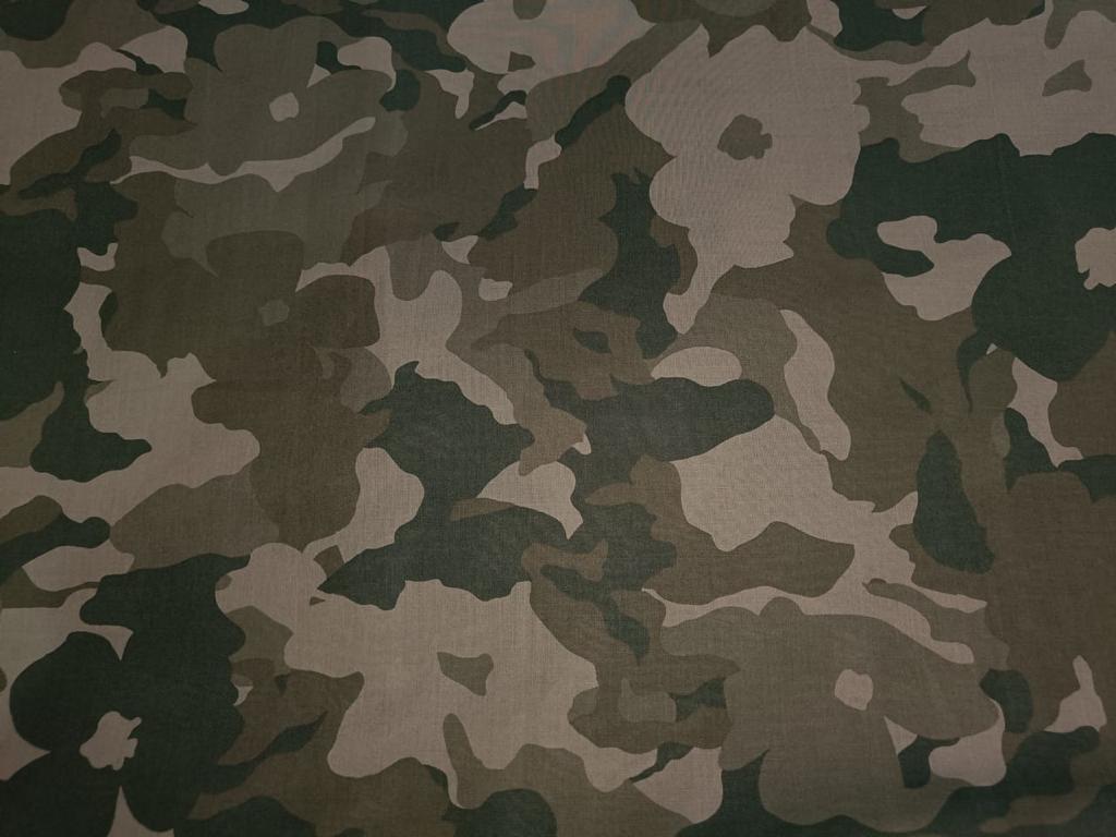 100% Cotton Fabric Army/Camouflage Print 58" wide[12463]