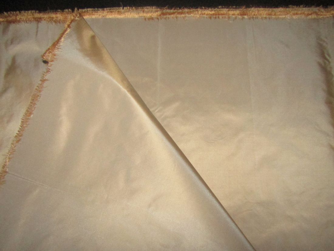 100% Pure Silk TAFFETA  Pure Gold Dust Fabric 54" wide TAF210