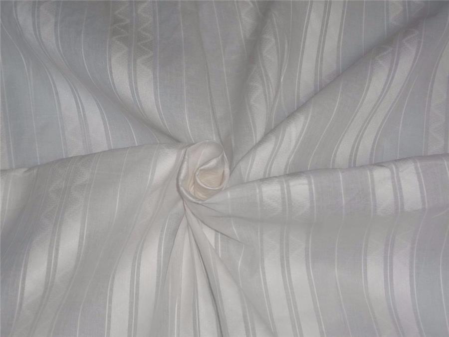 White cotton organdy fabric dobby design no.62 44" wide [8236]