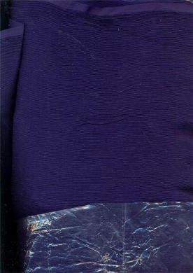 Silk chiffon fabric royal dark blue 44" wide [514]