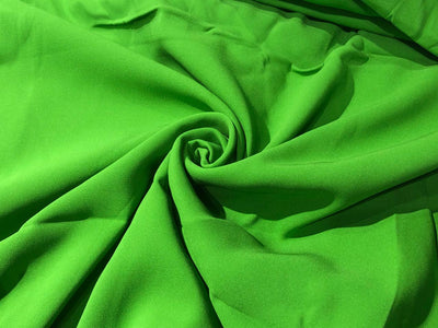 Pure Silk Crepe fabric 40 momme weight 44" wide available in 4 colors parrot green, aegean blue ,pink lavender and dusty pink