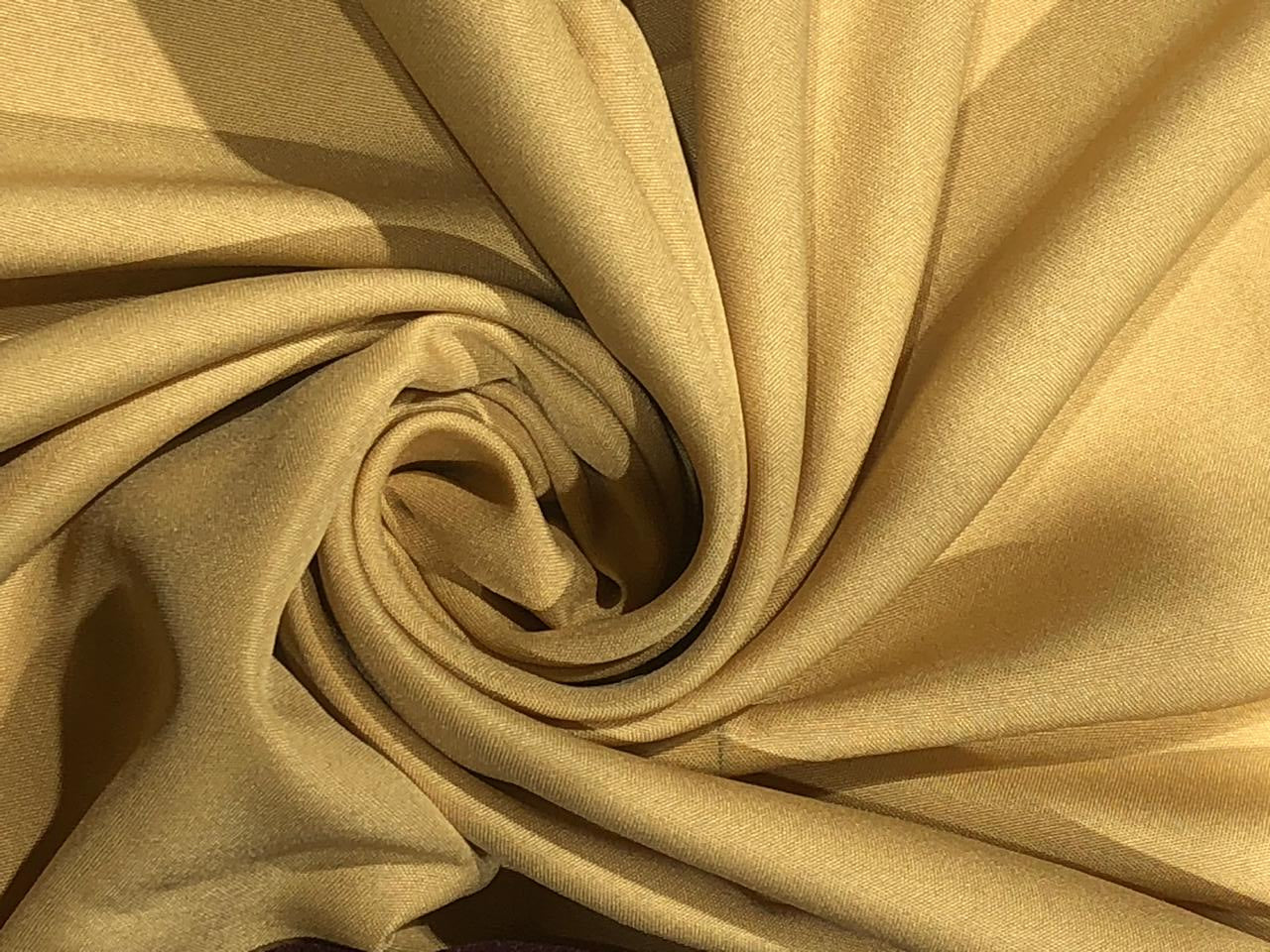 Viscose crepe fabric 44&quot; wide available in 6 colors camel beige ,orange, blue, pink and Aubergine  pink