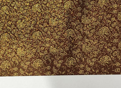Silk Brocade fabric 44" available in 4 colors dusty peach, glitter burgundy ,peachy orange and dusty mint [BRO1040]