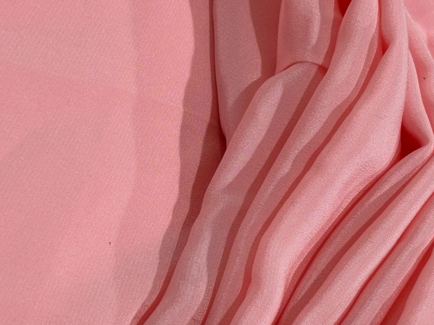 Pure silk crepe fabric 20 mm weight available in 3 colors pink 44"/olive 44" and red 54"