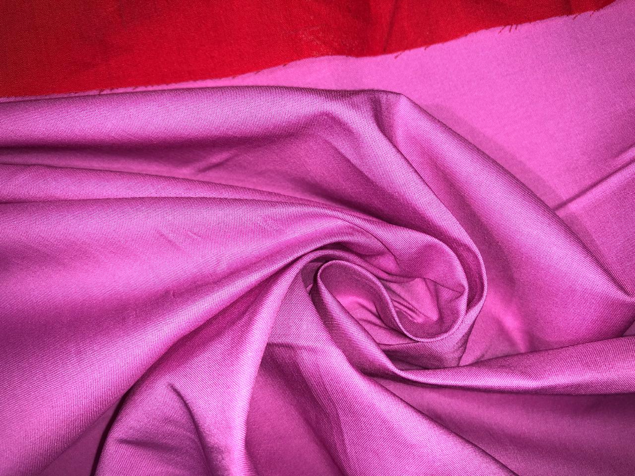 100%  Cotton Poplin MILL DYED   58" WIDE available in 2 colors pink and red by the yard  [rolls]