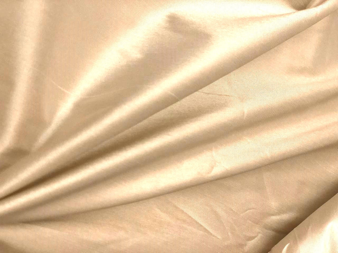 Silk Dupioni fabric ivory tusk color RAPIER LOOM rich quality 54" wide DUP427