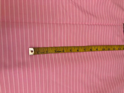 100% Cotton Poplin 58" wide  stripes available in 2 colors light pink and dark pinkp[18311/12]