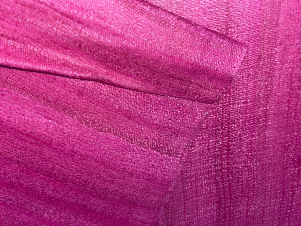 LIGHT MATKA SILK FABRIC 44"HANDLOOM WOVEN available in 3 colors parrot green/beige/black/purple/pink