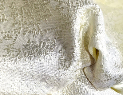 Brocade Fabric off white diamond self  motif  all over Jacquard 44" BRO1027[3]