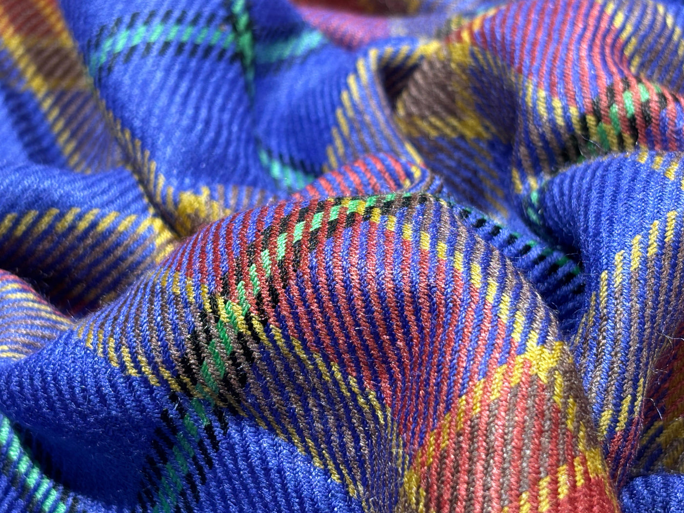 100% Silk  Wool twill , plaids available in 6 colors [17774/75/76/77/78/79]