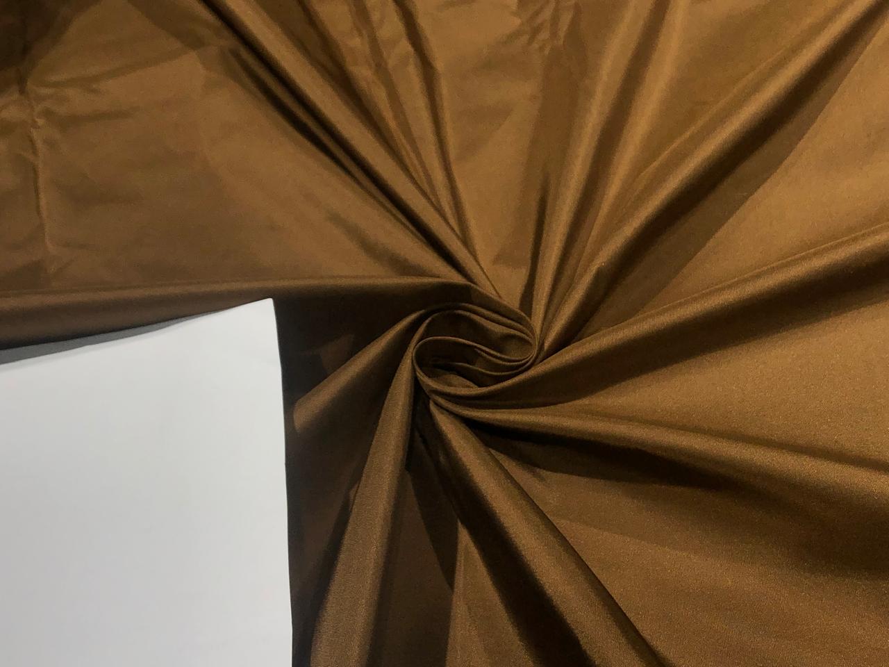 Silk TAFETTA fabric CARAMEL  54"wide TAF344[2]