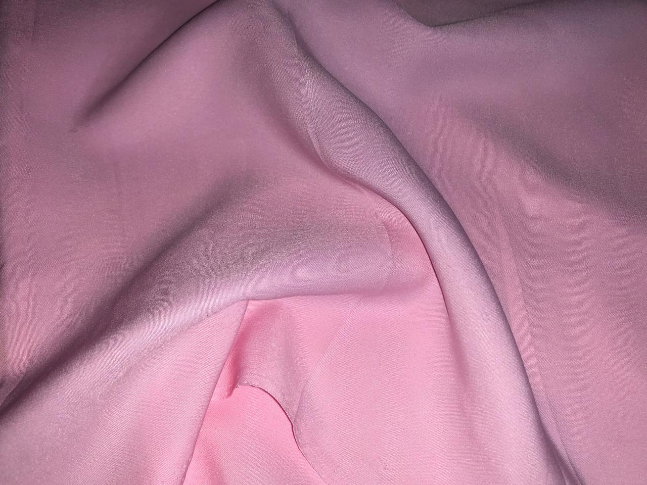 Viscose crepe fabric 44&quot; wide available in 6 colors camel beige ,orange, blue, pink and Aubergine  pink