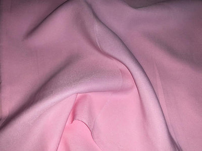 Viscose crepe fabric 44&quot; wide available in 6 colors camel beige ,orange, blue, pink and Aubergine  pink