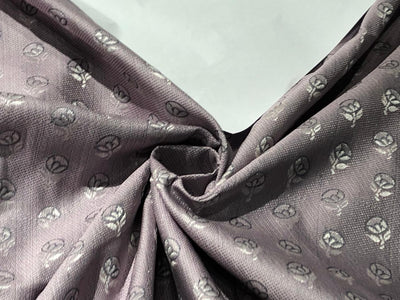 Brocade Fabric  Jacquard ROSES available in 2 colors  SILVER GREY AND TEA ROSE BRO998[5/6]