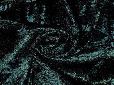 Silk Brocade fabric 44"self  floral  jacquard  available in 3 colors burgandy ,deep blue almost black and dark green BRO1065