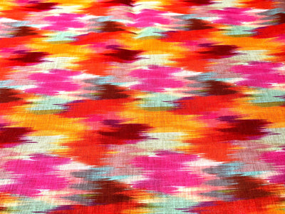 100% Cotton Poplin Rainbow color Print 44" wide [17279]