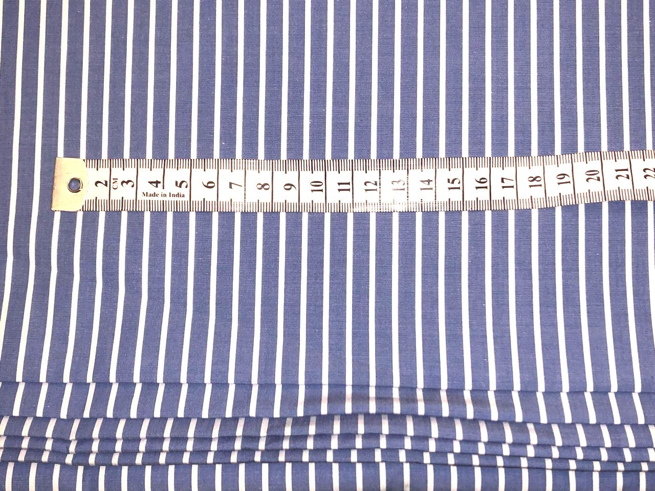 100% Cotton  Blue and white 58" wide available in medium blue and powder blue [18563/64]